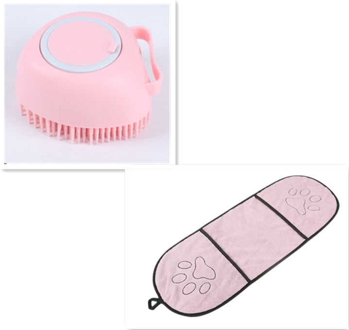 Pet Products  Hot Silicone Dog Bath Brush