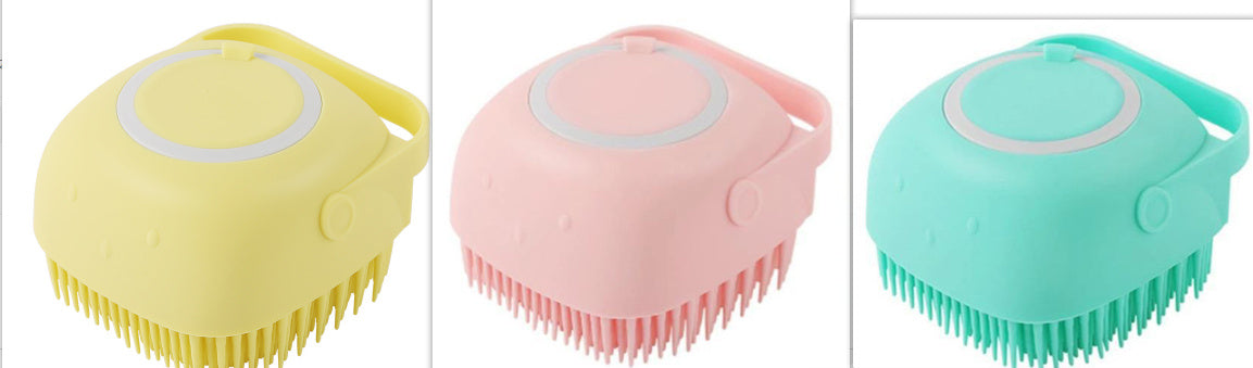 Pet Products  Hot Silicone Dog Bath Brush