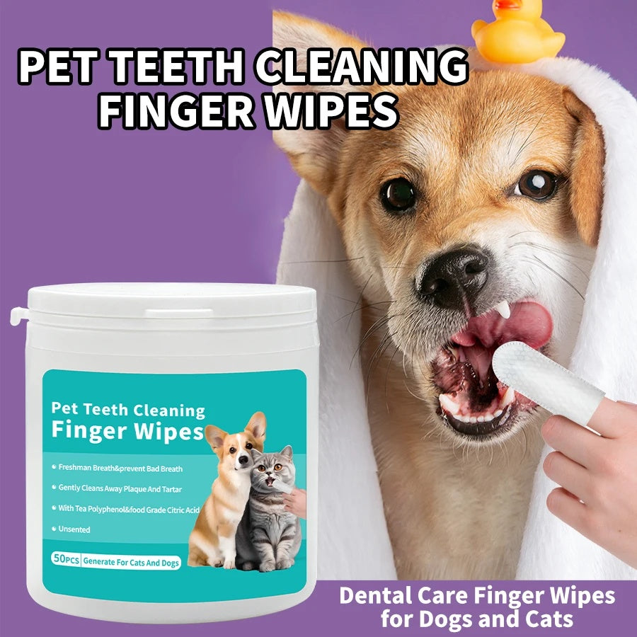 Pet Cleaning Wipes – Teeth & Ear Care